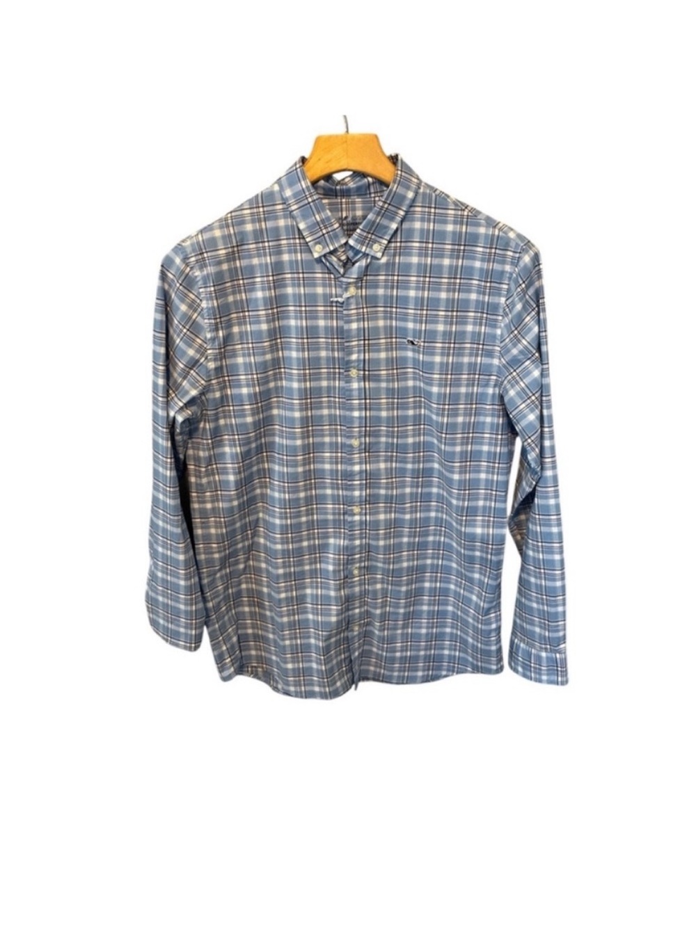 Vineyard Vines Boys On-The-Go Performance Plaid Button Down Shirt XL (18) NWT
